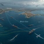 Marea Neagra si rutele maritime dintre Ucraina Rusia si Romania pe fondul intensificarii razboiului cu drone si al presiunii asupra logisticii comerciale