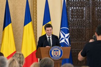 Președintele Nicușor Dan susține un discurs la Reuniunea Anuală a Diplomației Române