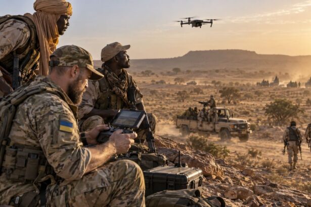 Ucraina isi extinde operatiunile militare cu drone in Africa