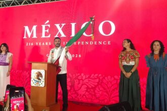 Mexican Chargé d’Affaires in Cairo Héctor Agustín Ortega Nieto at the reception marking the 216th anniversary of Mexico’s independence movement