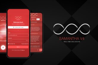Samantha AI V4, UXR’s conversational AI platform with contextual memory.