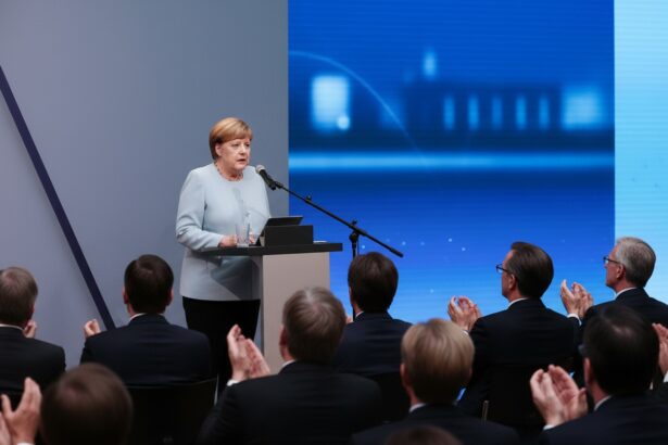 edited nicusor dan o primeste pe angela merkel la palatul cotroceni fostul cancelar german isi lanseaza in romania volumul de memorii 6a9655eba70b9
