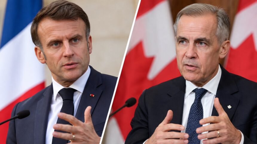 intalnire macron carney intr un teritoriu francez miza depaseste atlanticul 6aaf797be8e90
