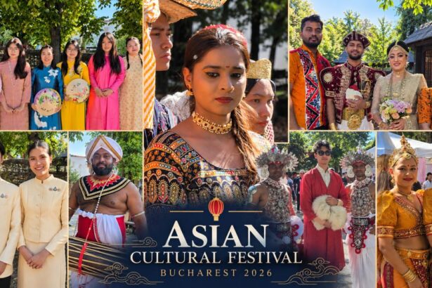 Asian Cultural Festival 2026 at the Dimitrie Gusti National Village Museum in Bucharest, bringing together 13 Asian countries through cultural diplomacy.