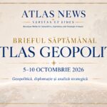 Imagine ilustrativă pentru Brieful Atlas Geopolitic, 5–10 octombrie 2026: Rusia, Iran, Alianța de la Mecca, UE–China și Taiwan