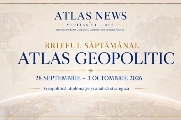 Brief Atlas Geopolitic pentru 28 septembrie–3 octombrie 2026, cu cinci dosare despre NATO, Ucraina, Orientul Mijlociu, China și energie.