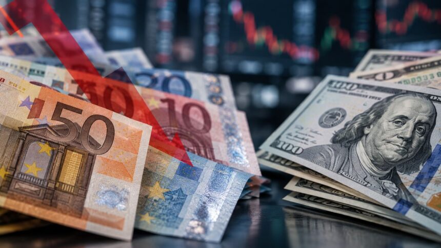 Deprecierea euro fata de dolar