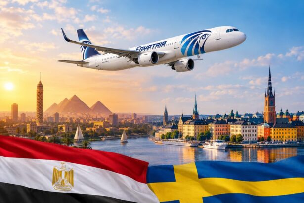 EgyptAir to Launch Direct Cairo Stockholm Flights