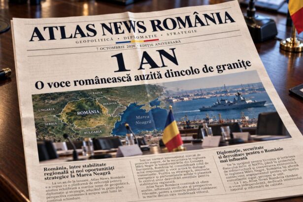 Atlas News România la aniversarea unui an de la lansare, pe 7 octombrie 2026.
