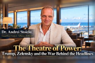 Dr. Andrei Stoiciu – Influence Architects geopolitical analysis examining Donald Trump, Volodymyr Zelensky, the war in Ukraine and the strategic challenges facing Western diplomacy.