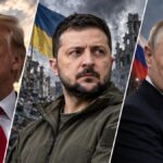 Triptych of Leaders Amid Global Tensions