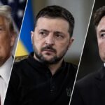 Donald Trump, Volodimir Zelenski și Elon Musk, în contextul tensiunilor dintre Washington și Kiev și al propunerii unui armistițiu energetic între Ucraina și Rusia.